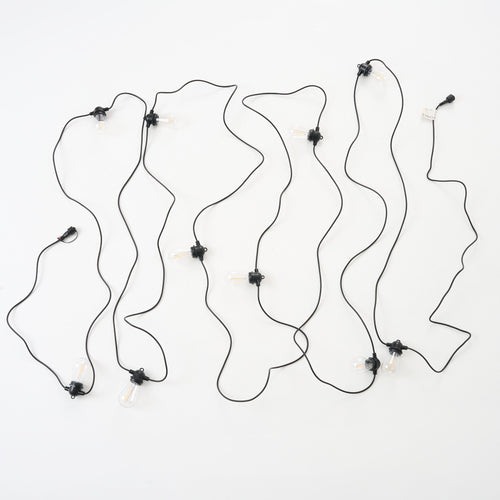 10m Solar LED Vintage Festoon Outdoor Bulb String Light - Maeve Living