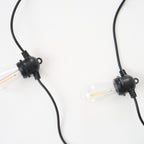 10m Solar LED Vintage Festoon Outdoor Bulb String Light - Maeve Living