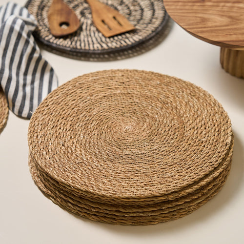 10x Woven Natural Placemats - Maeve Living
