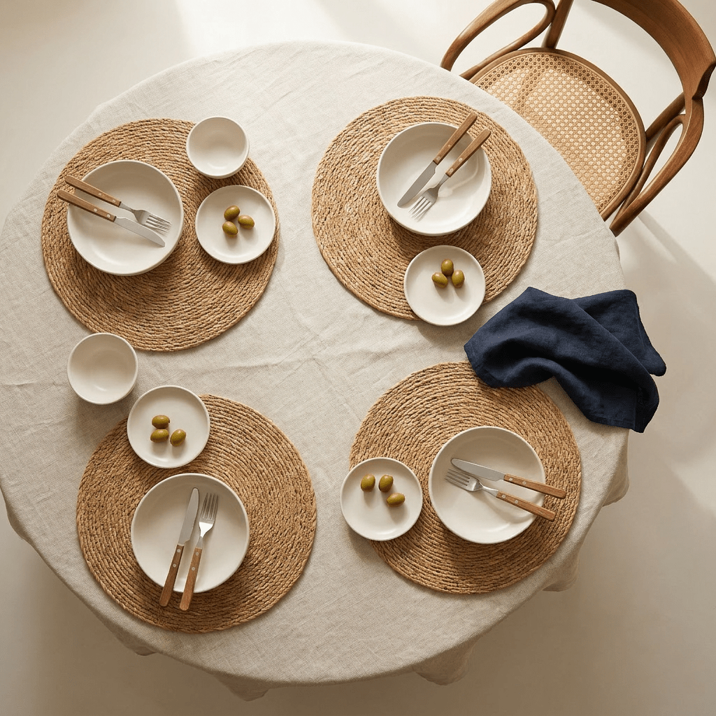 10x Woven Natural Placemats - Maeve Living