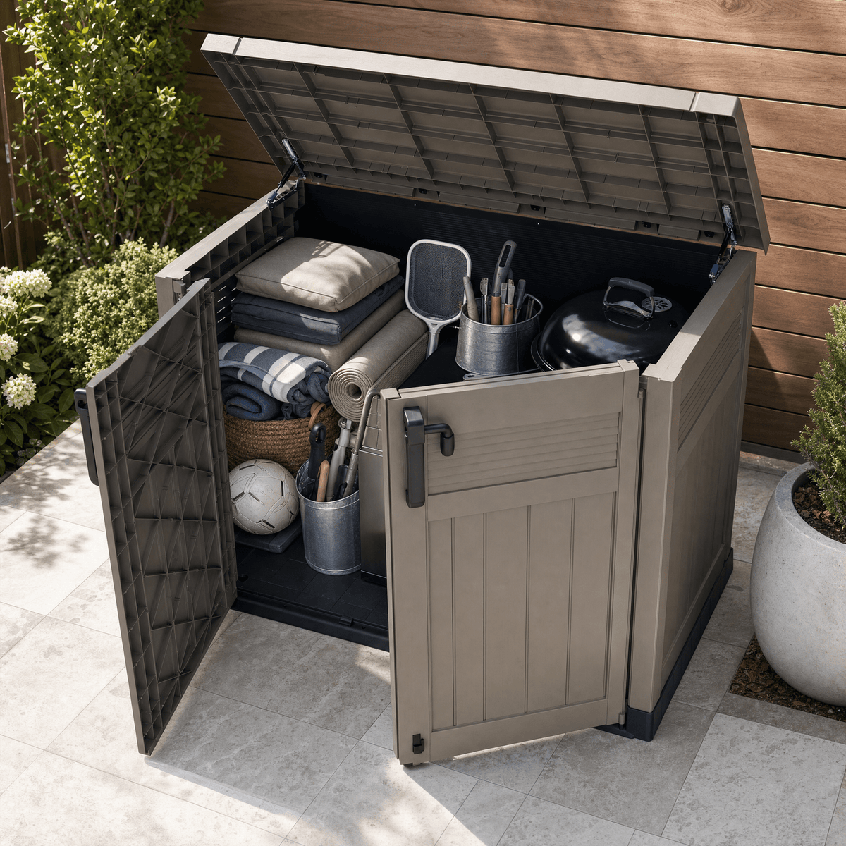 1200L Weather-Resistant Outdoor Storage Box - Maeve Living
