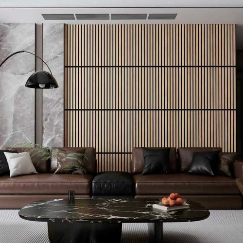2.4m Foldable MDF Acoustic Wall Panel - Maeve Living