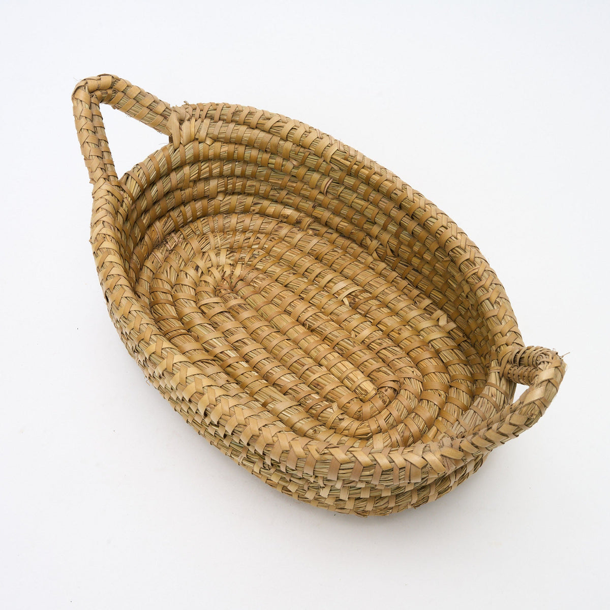 3-Piece Oval Tray Baskets Set - Maeve Living