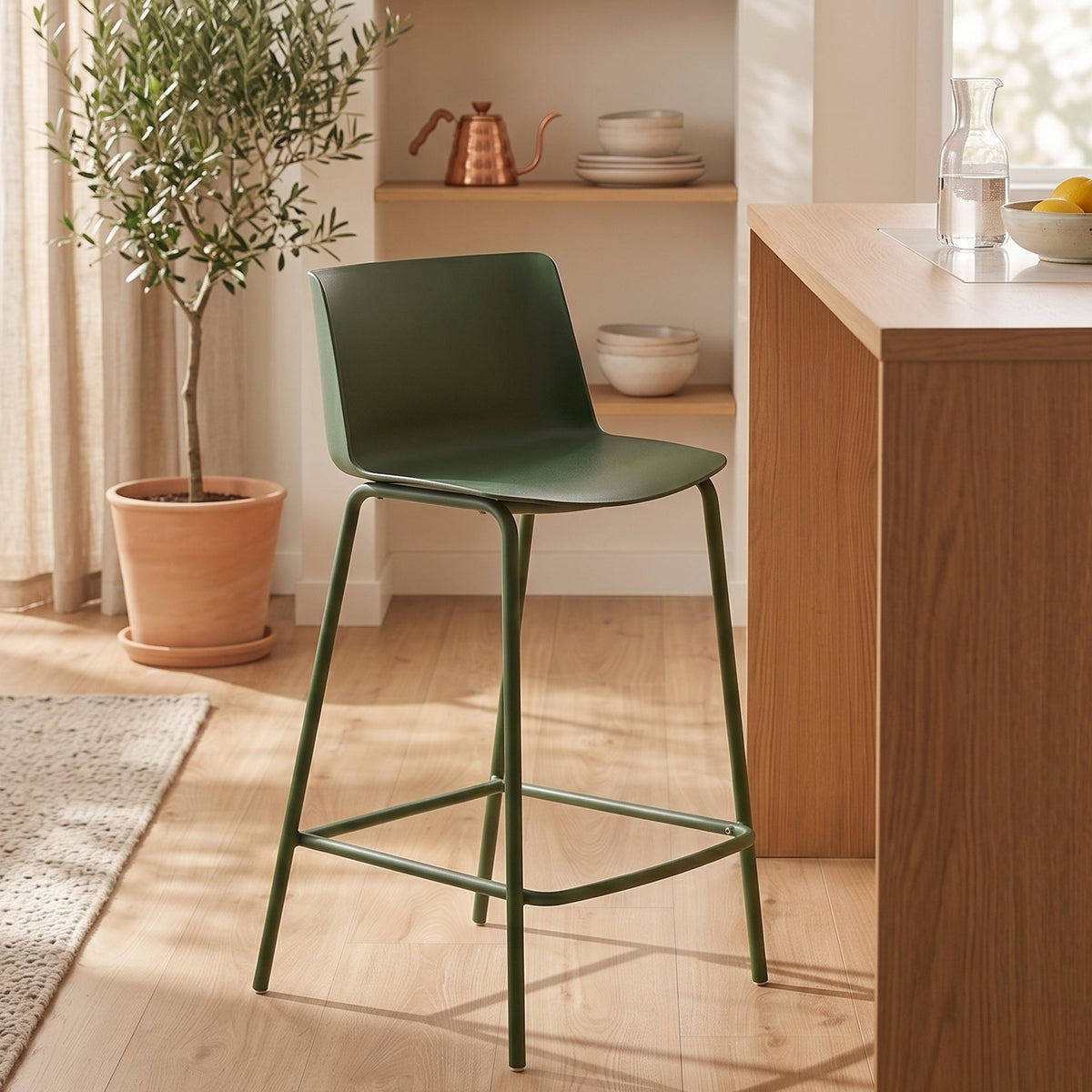 4x Modern Classic Bar Chairs - Maeve Living
