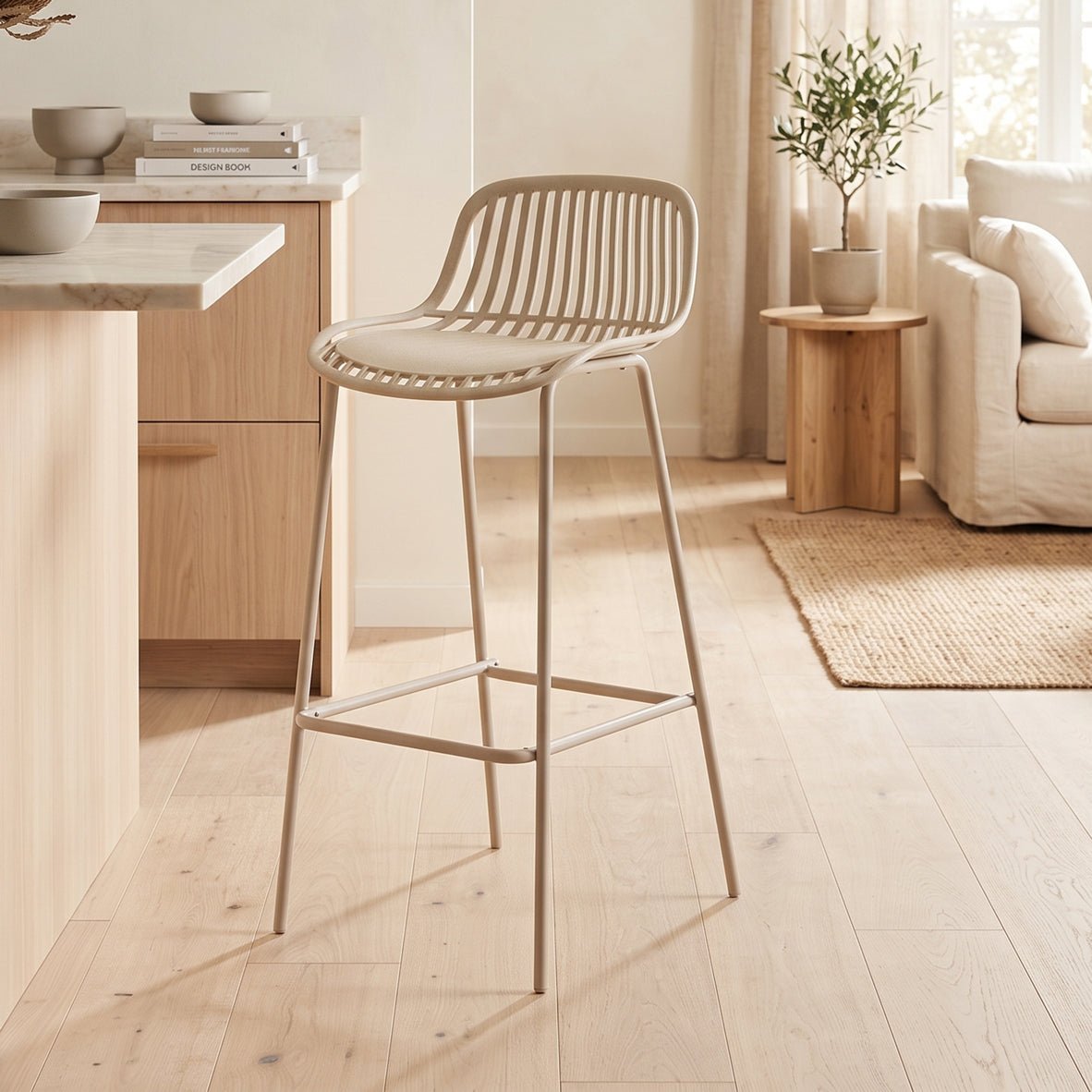 4x Modern Classic Bar Chairs - Maeve Living
