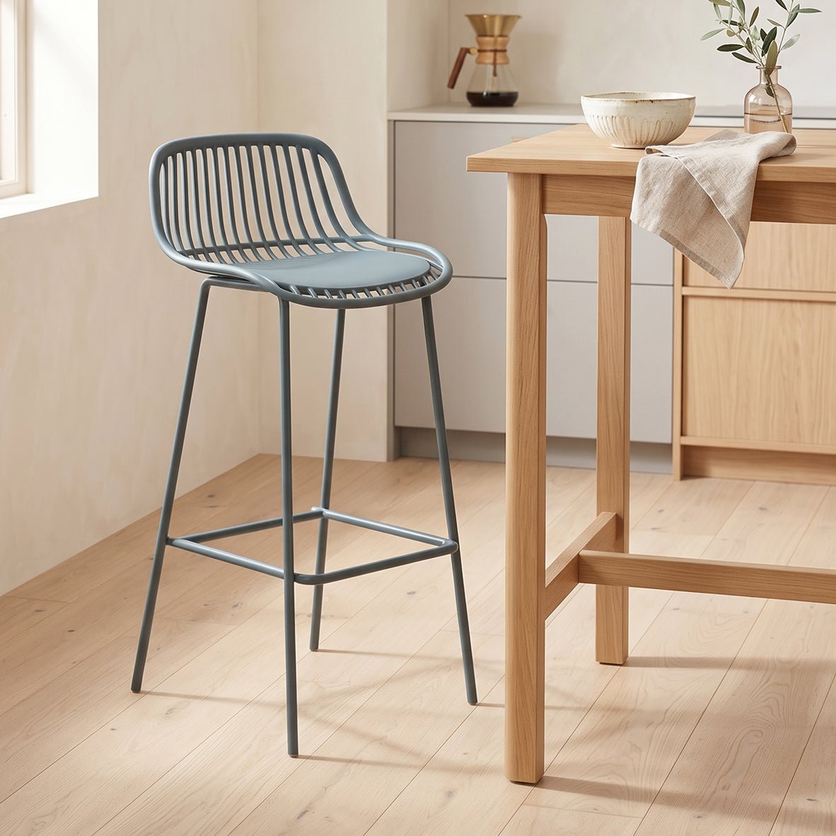 4x Modern Classic Bar Chairs - Maeve Living