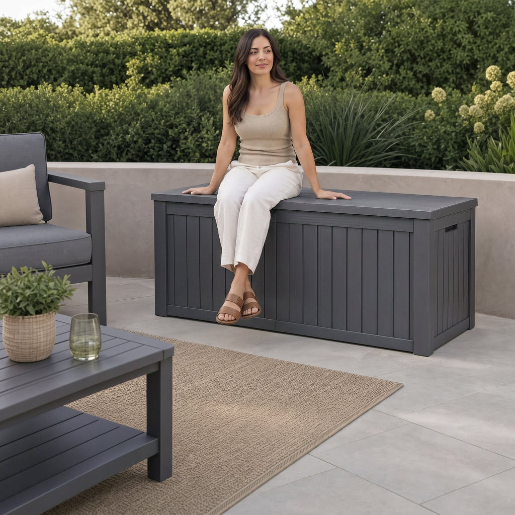 570L Sonama Weather-Resistant Outdoor Storage Box - Maeve Living