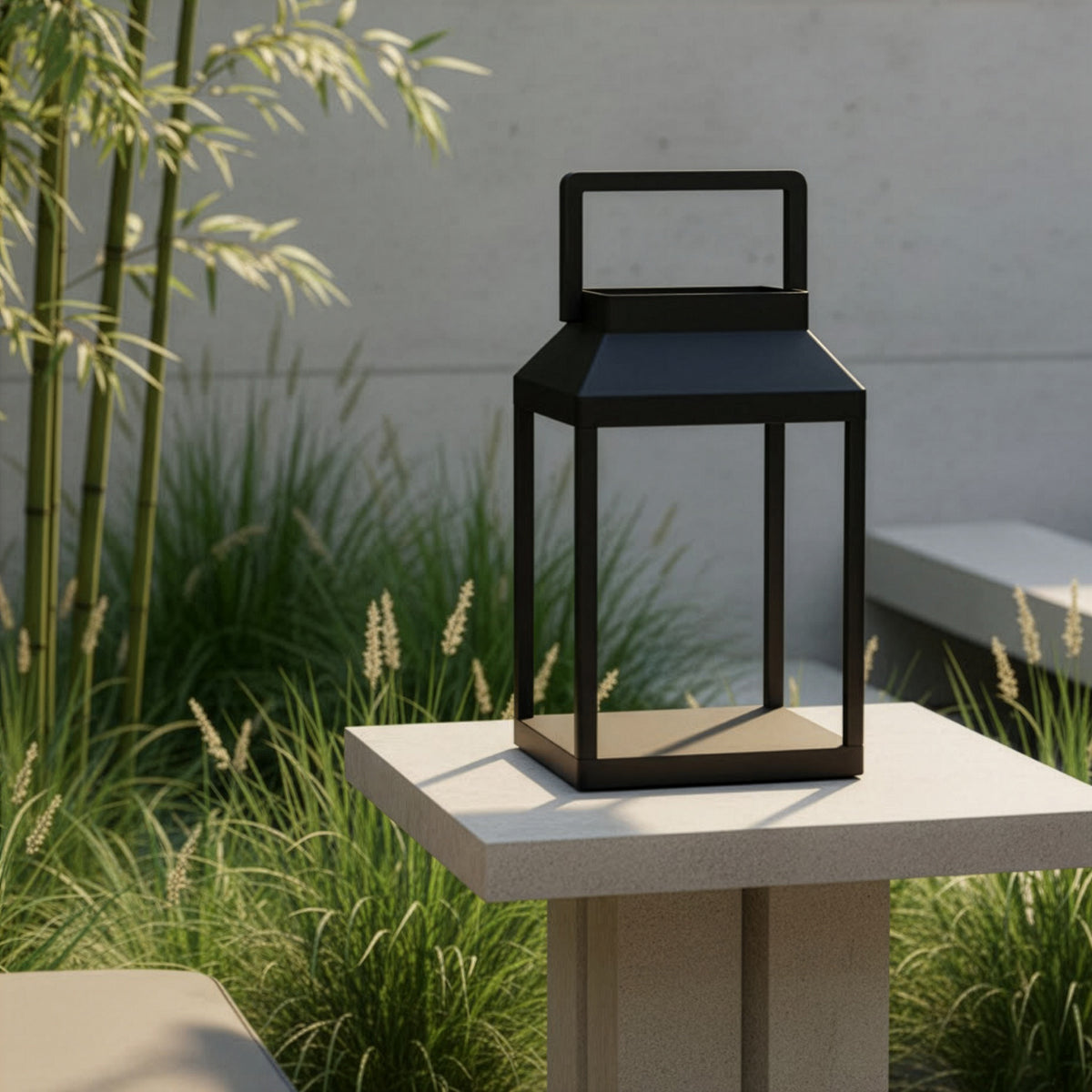 Aluminium Solar Rechargeable Lantern