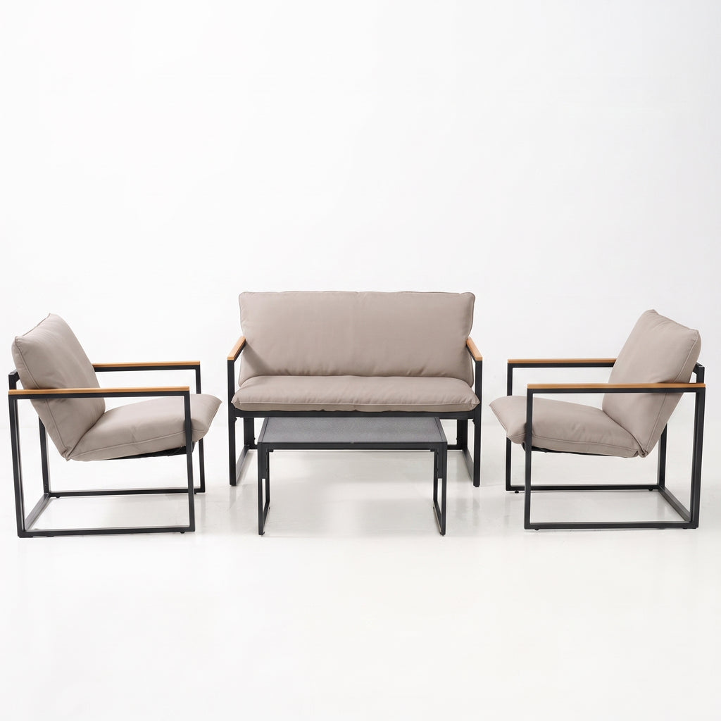 4-Piece Patio Sofa Set