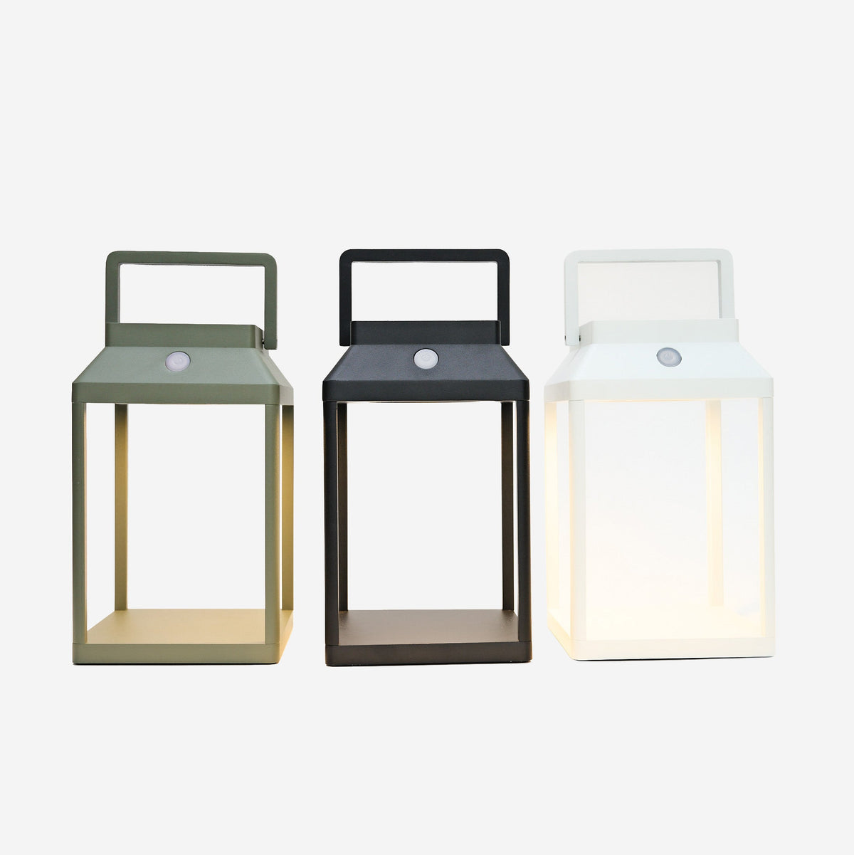 Aluminium Solar Rechargeable Lantern - Maeve Living
