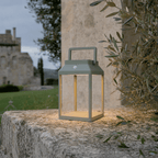 Aluminium Solar Rechargeable Lantern - Maeve Living
