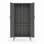 Bloom Two-Door Metal Wardrobe - Maeve Living
