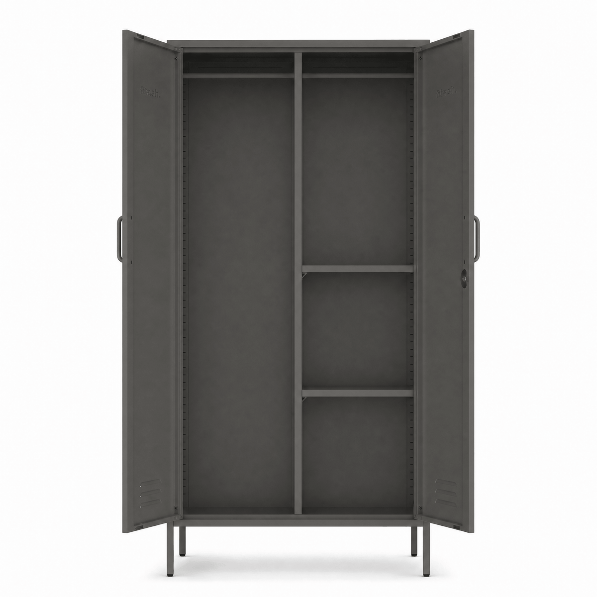 Bloom Two-Door Metal Wardrobe - Maeve Living