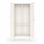 Bloom Two-Door Metal Wardrobe - Maeve Living