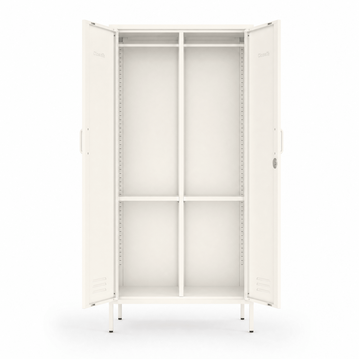 Bloom Two-Door Metal Wardrobe - Maeve Living