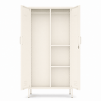 Bloom Two-Door Metal Wardrobe - Maeve Living
