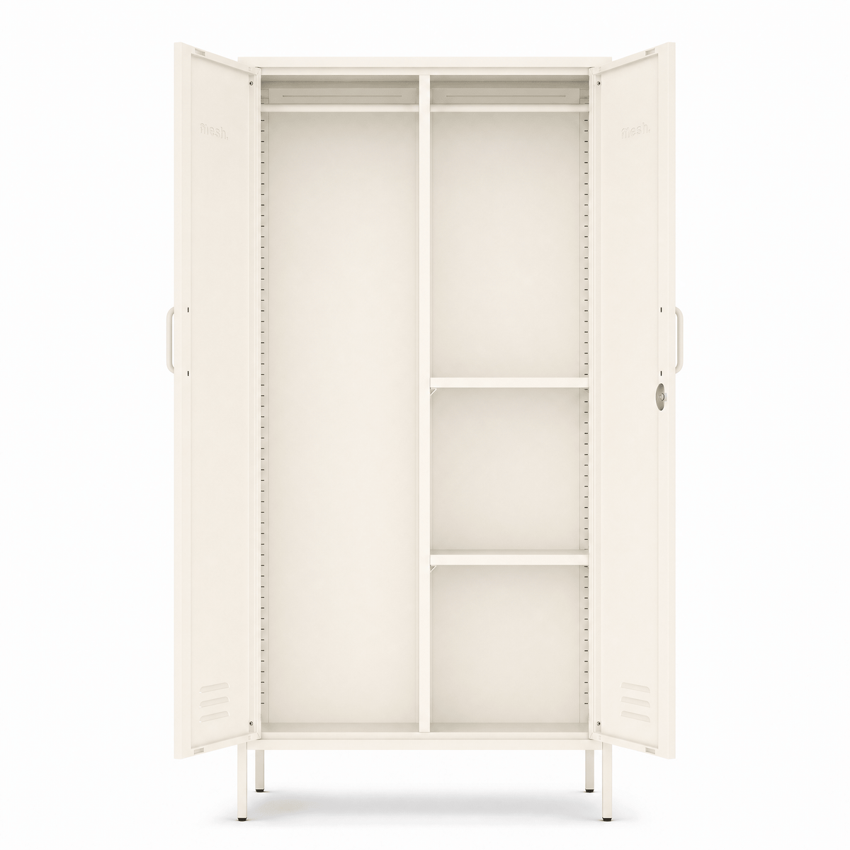 Bloom Two-Door Metal Wardrobe - Maeve Living