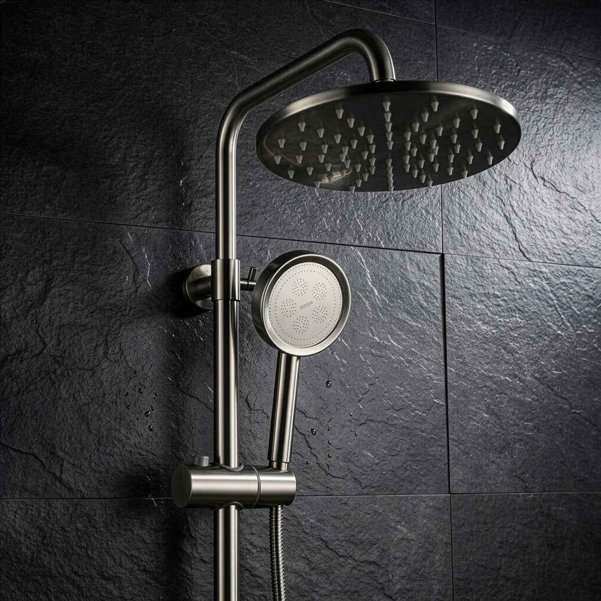 Brushed Overhead Shower - Maeve Living