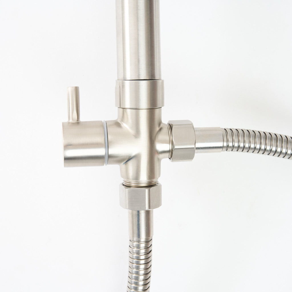 Brushed Overhead Shower - Maeve Living