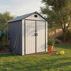 Double Door UV-Stabilised Outdoor Garden Storage Shed - Maeve Living