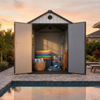 Double Door UV-Stabilised Outdoor Garden Storage Shed - Maeve Living