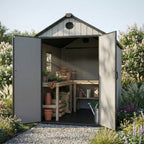 Double Door UV-Stabilised Outdoor Garden Storage Shed - Maeve Living