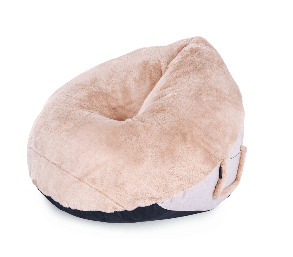 Faux Fur Indoor Foam Beanbag - Maeve Living