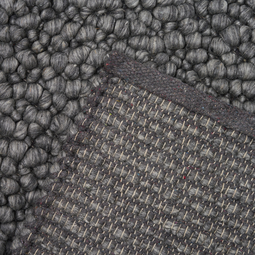 Hand Woven Chunky Wool Loop Rug - Maeve Living