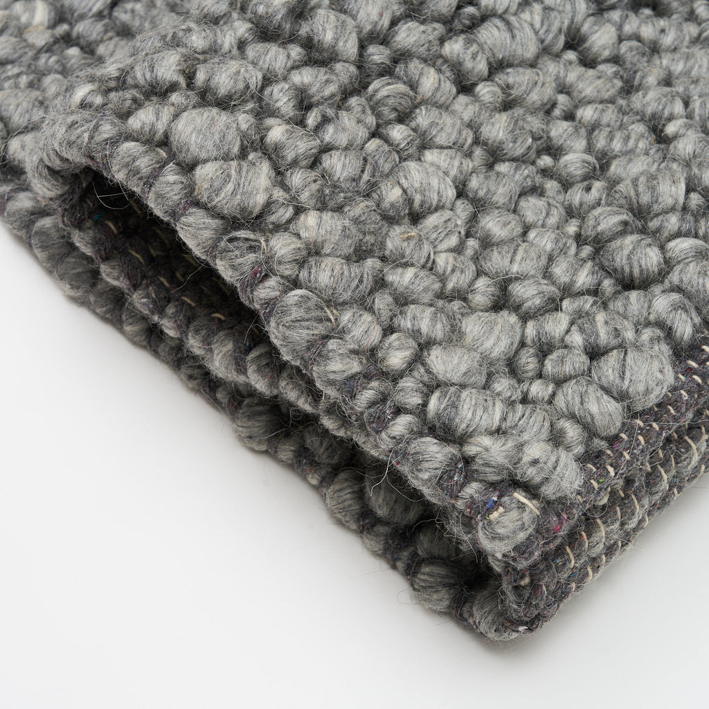 Hand Woven Chunky Wool Loop Rug - Maeve Living