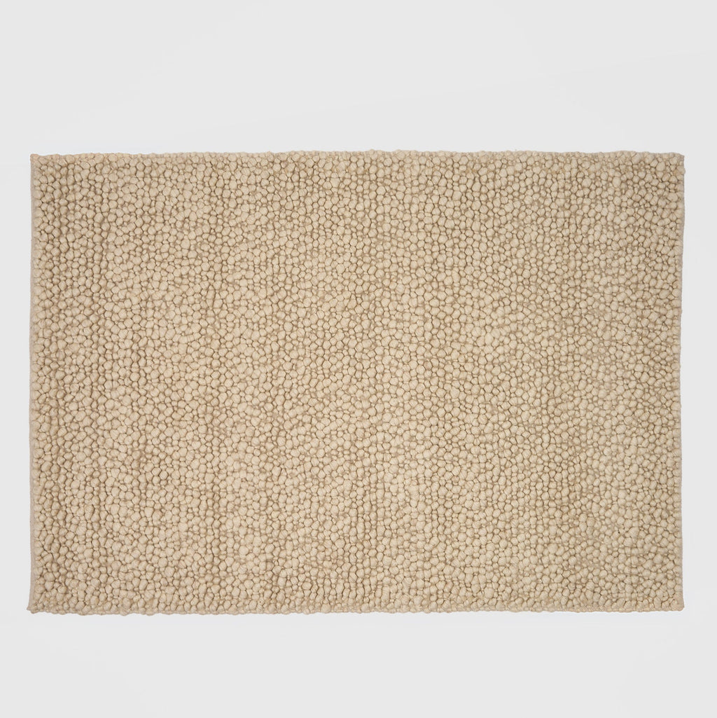 Hand Woven Chunky Wool Loop Rug - Maeve Living