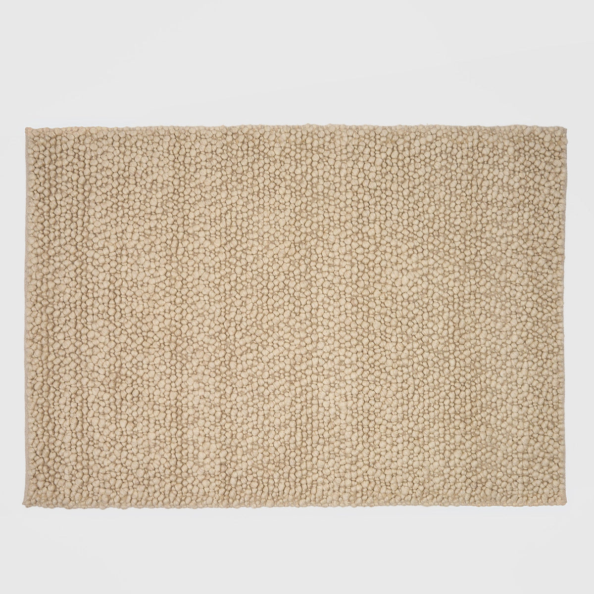 Hand Woven Chunky Wool Loop Rug - Maeve Living