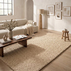 Hand Woven Chunky Wool Loop Rug - Maeve Living