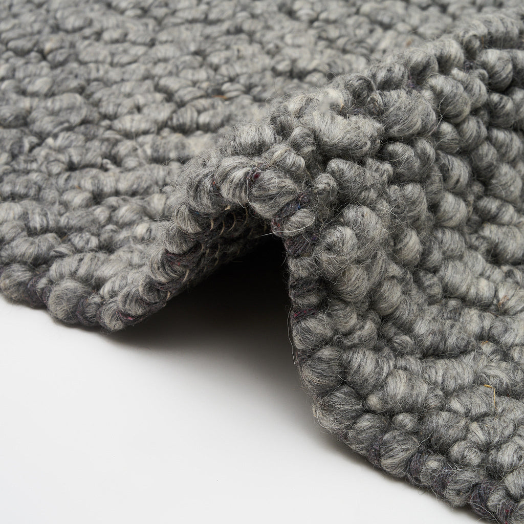 Hand Woven Chunky Wool Loop Rug - Maeve Living