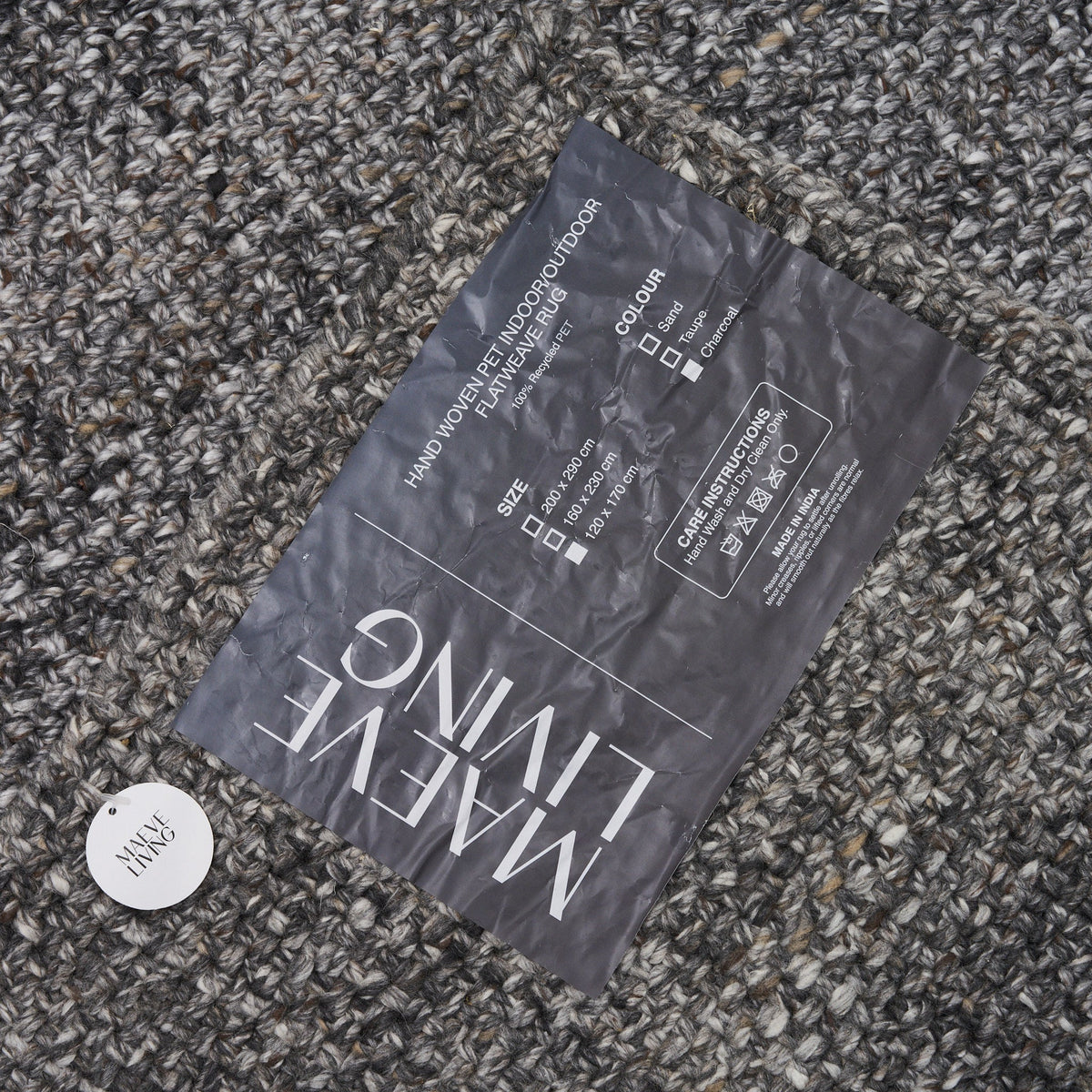 Hand Woven Indoor and Outdoor Flatweave Rug - Maeve Living