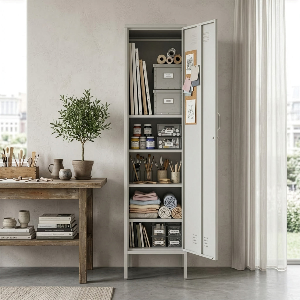 Haven One-Door Locker - Maeve Living