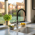 Kitchen Filter Faucet with Flexible Hose - Maeve Living