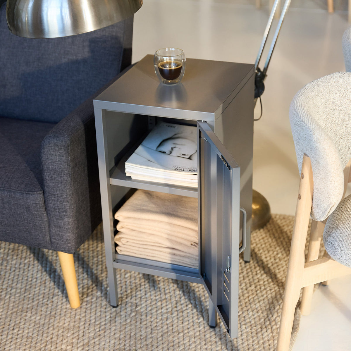 Luna Metal Side Table - Maeve Living
