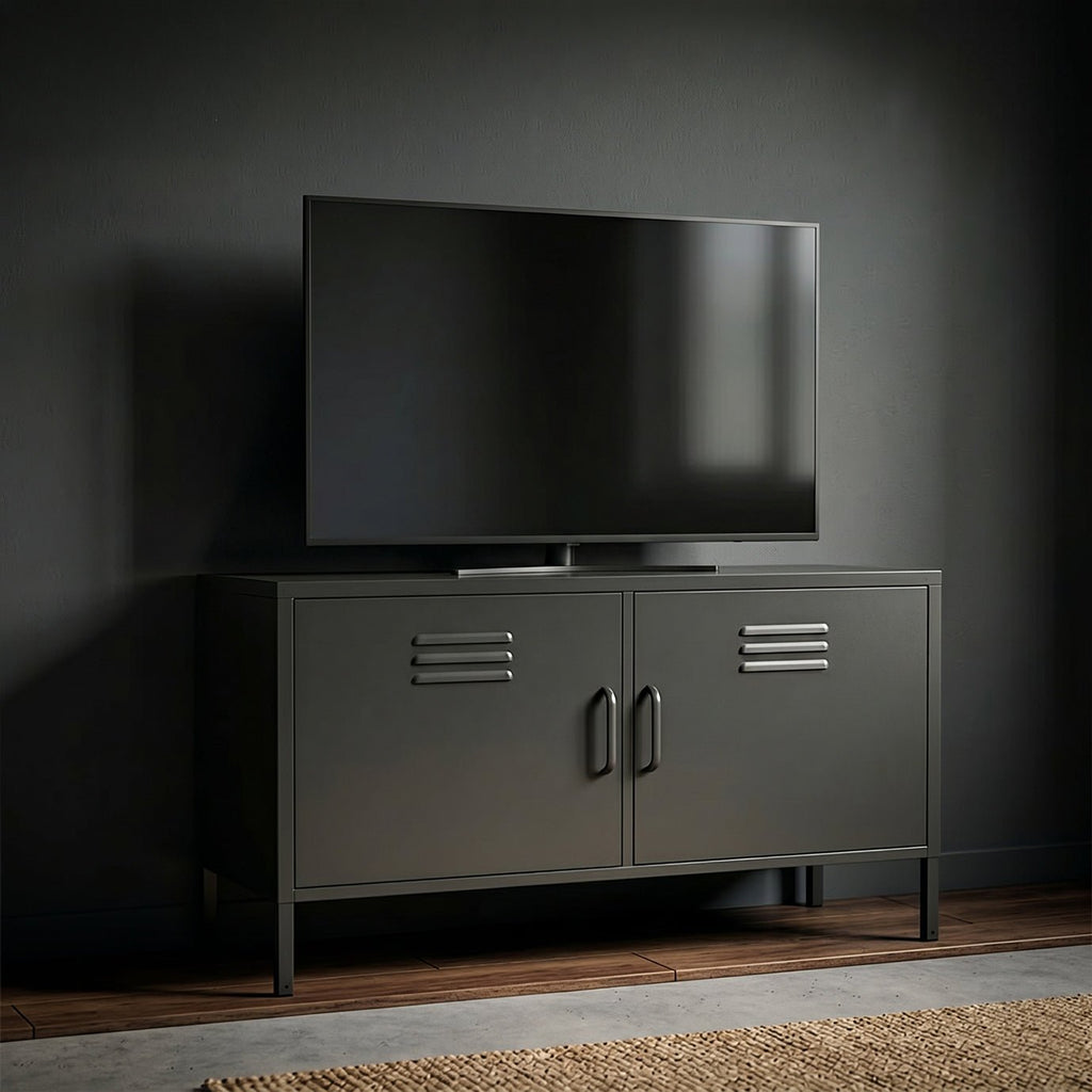 Meadow Metal TV Stand Cabinet - Maeve Living
