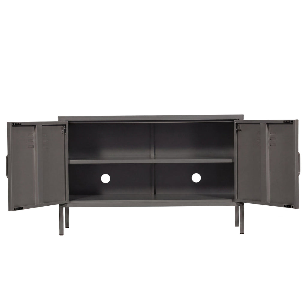 Meadow Metal TV Stand Cabinet - Maeve Living