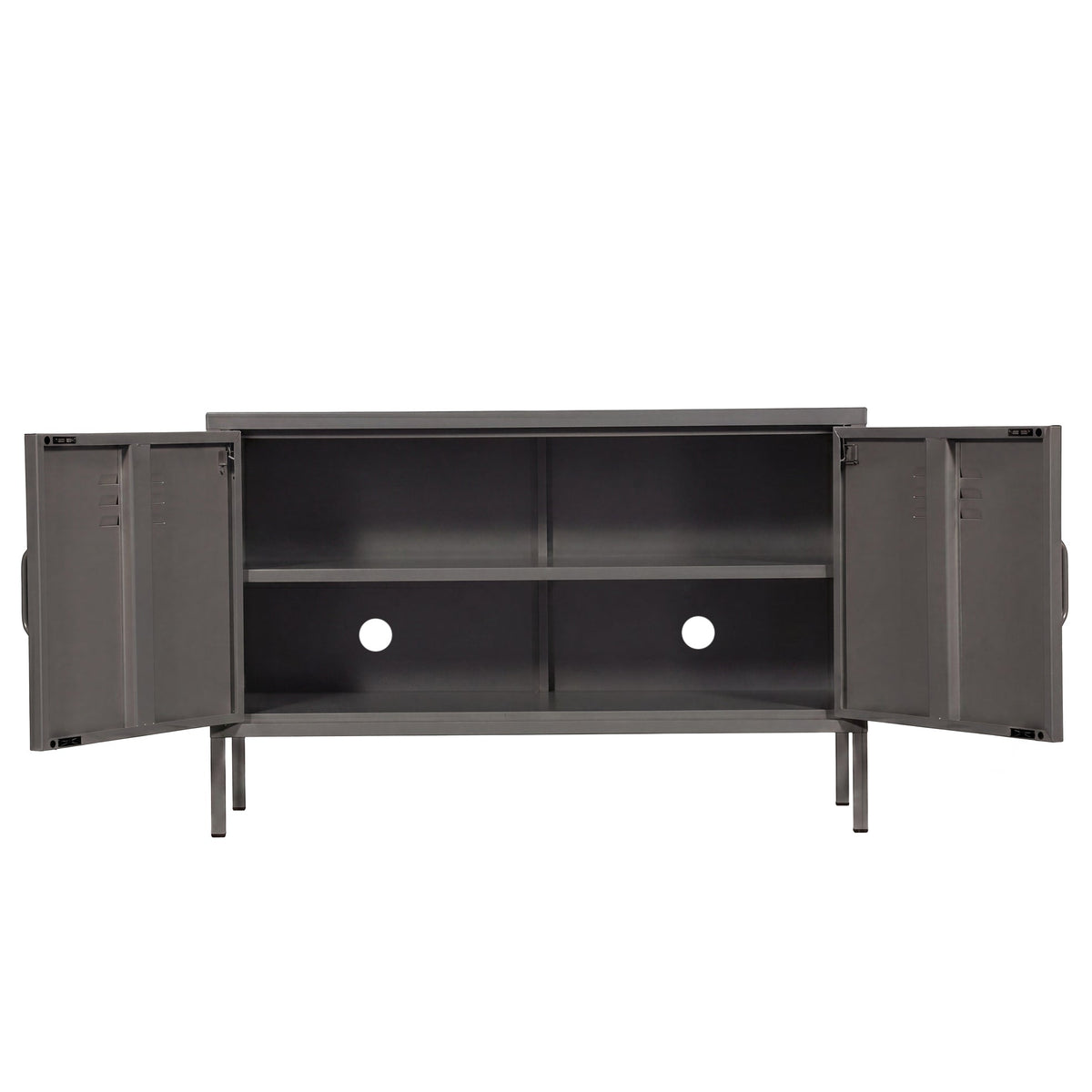 Meadow Metal TV Stand Cabinet - Maeve Living
