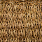 Round or Oval Woven Natural Tray Basket - Maeve Living