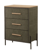 Three Drawer Milton Side Table - Maeve Living