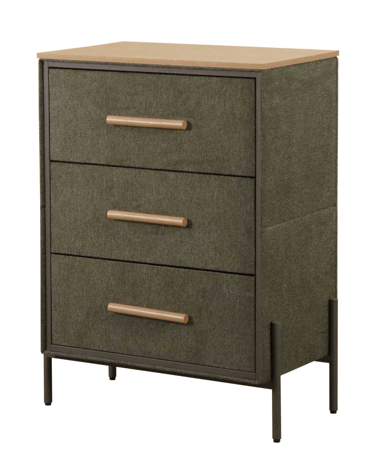 Three Drawer Milton Side Table - Maeve Living