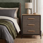 Three Drawer Milton Side Table - Maeve Living