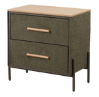 Two Drawer Milton Side Table - Maeve Living