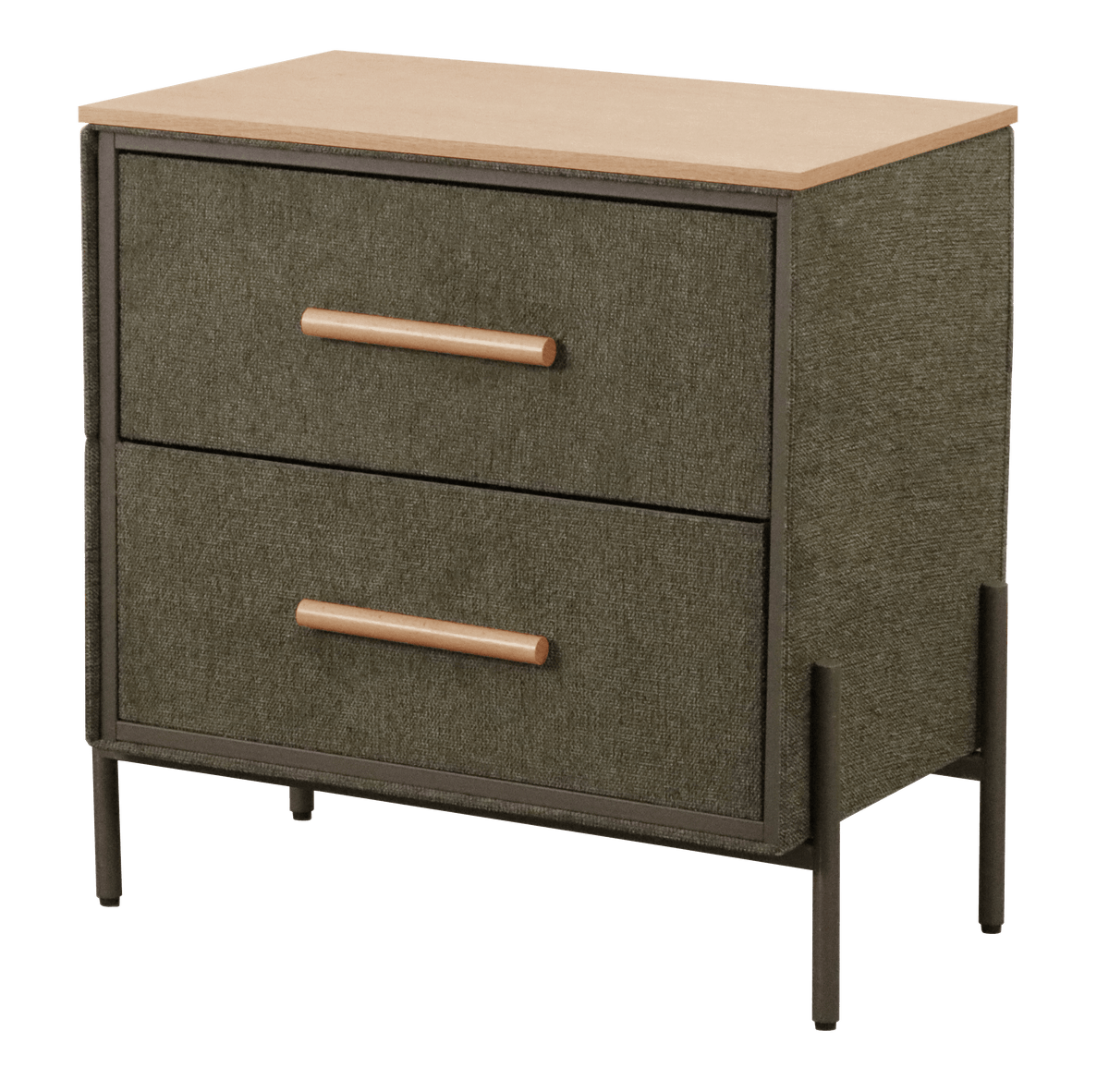 Two Drawer Milton Side Table - Maeve Living