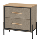 Two Drawer Milton Side Table - Maeve Living