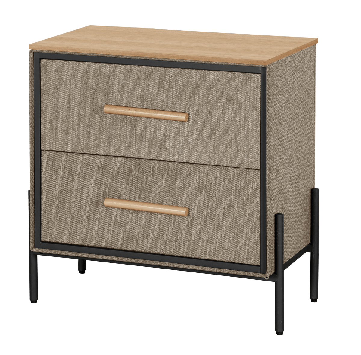 Two Drawer Milton Side Table - Maeve Living