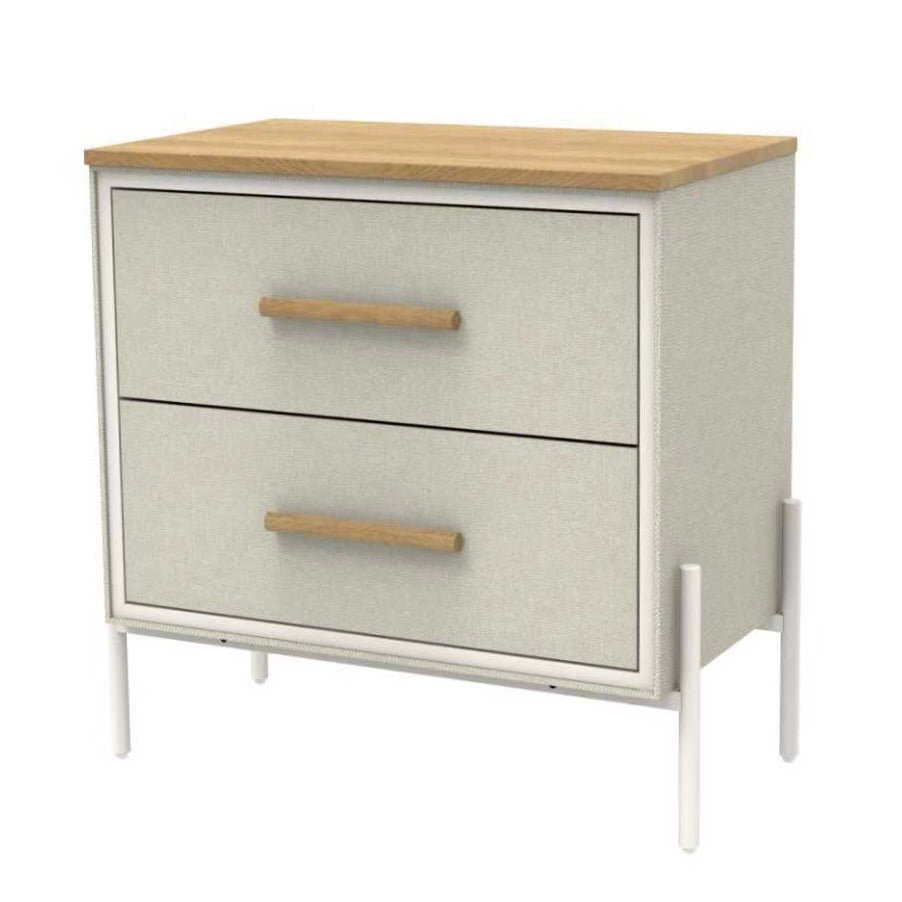 Two Drawer Milton Side Table - Maeve Living