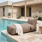 UV‑Protected and Water-Resistant Daybed Outdoor Lounger - Maeve Living